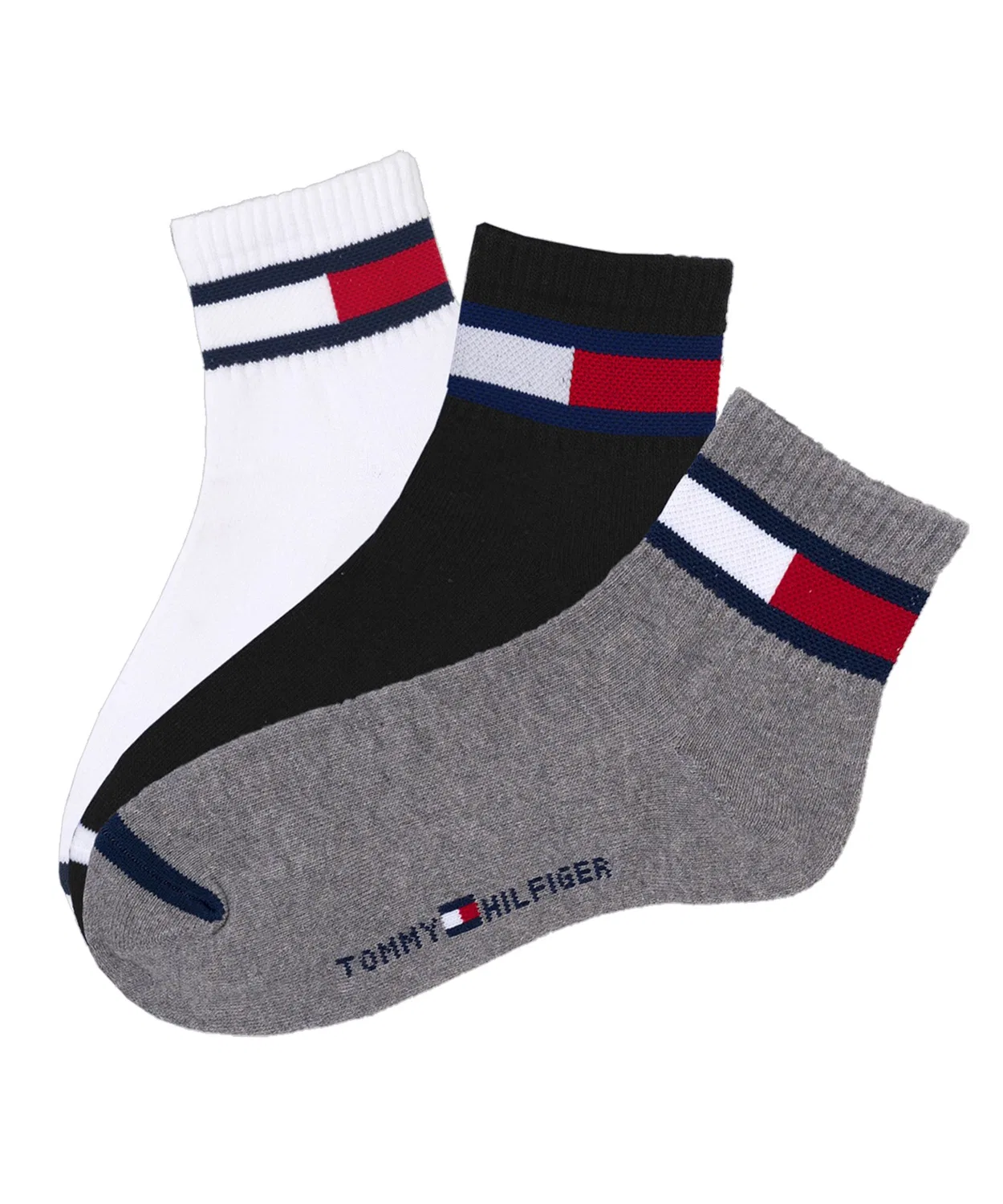 Мужские носки с логотипом, комплект из 3 пар TOMMY HILFIGER, Other 8