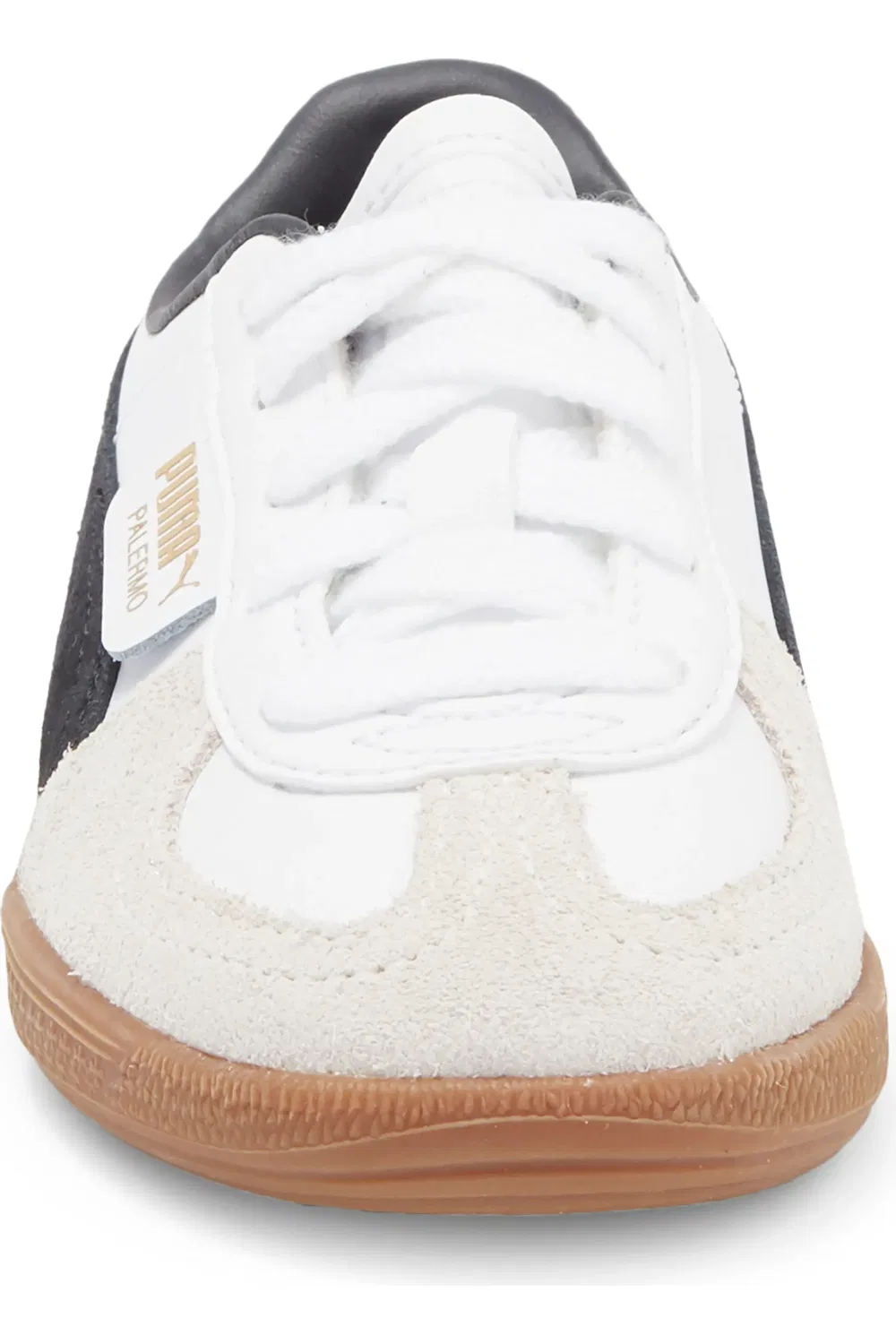 Детские кроссовки футбольного стиля Palermo PUMA, Puma White-Dark Indigo — фото 4