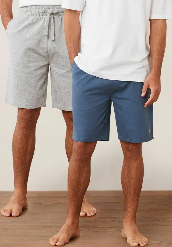Брюки спортивные из хлопка 2 Pack Lightweight Next, Blue/Grey, синий/серый