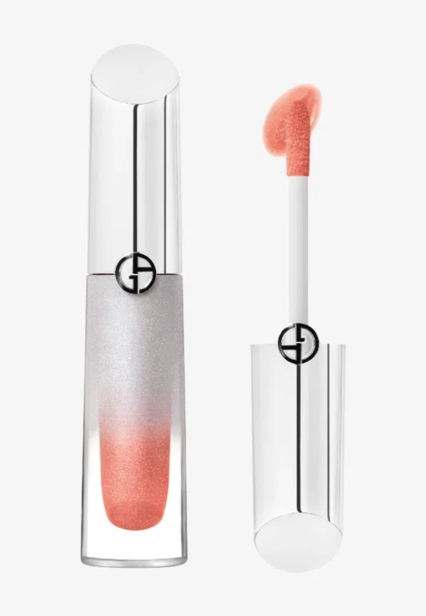 Блеск для губ Prisma glass icy plumper 3.5 мл Armani Beauty, цвет peachy nude