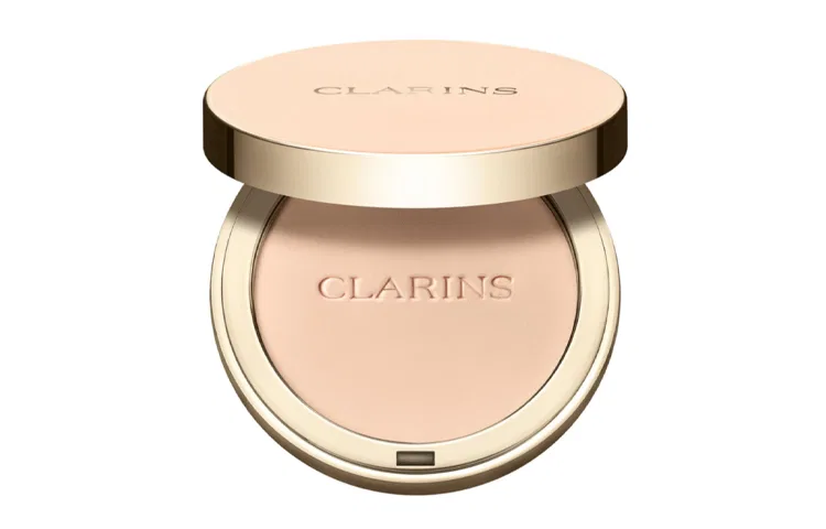 Женская пудра компактная матирующая #01 Very Light, CLARINS