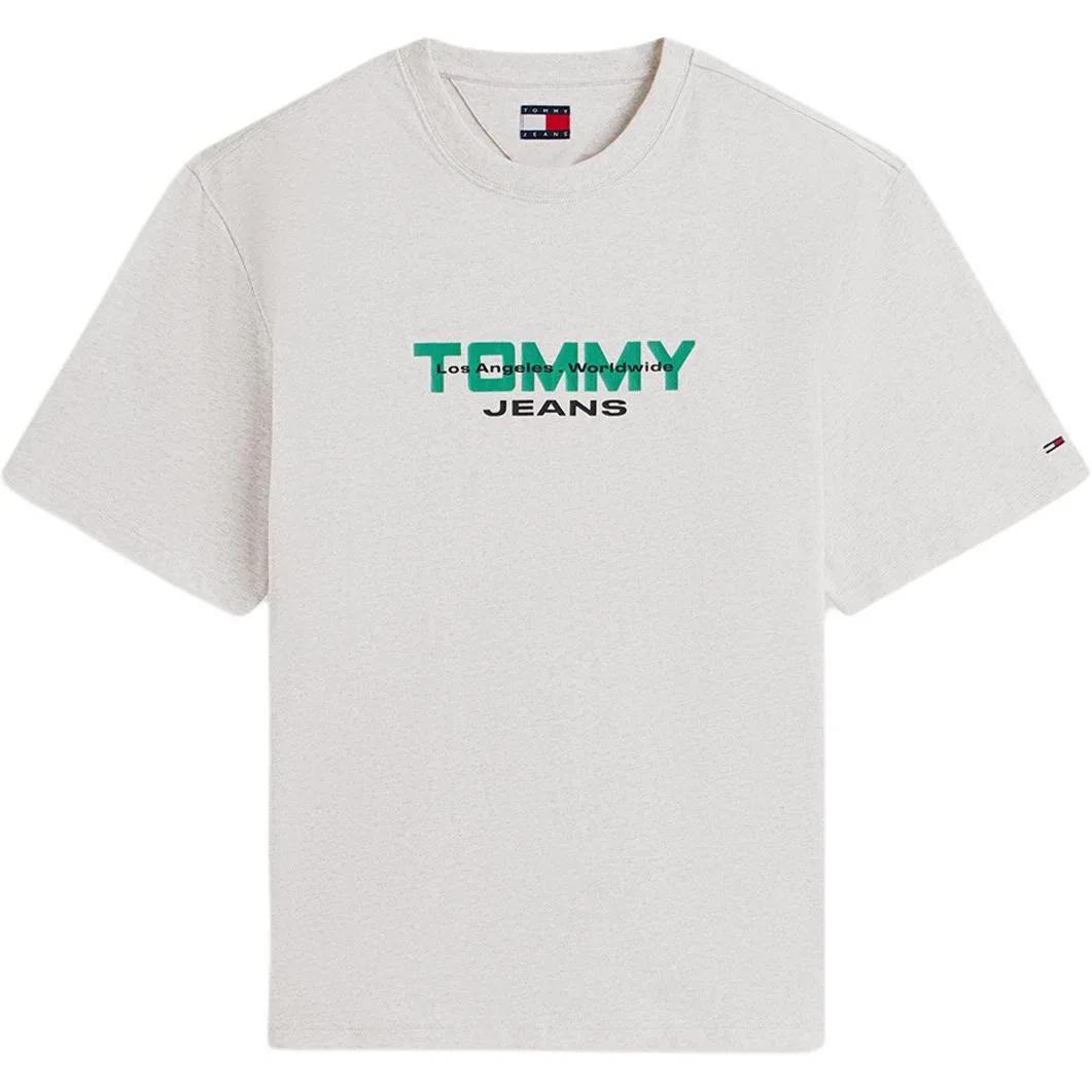 Мужская футболка с круглым вырезом Tommy Hilfiger, Light Gray