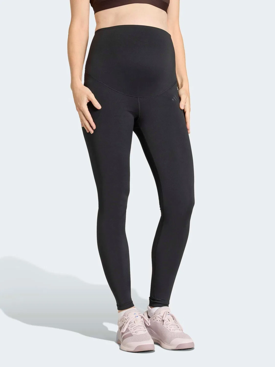 Леггинсы Optime Essentials Full Length Maternity adidas, черный