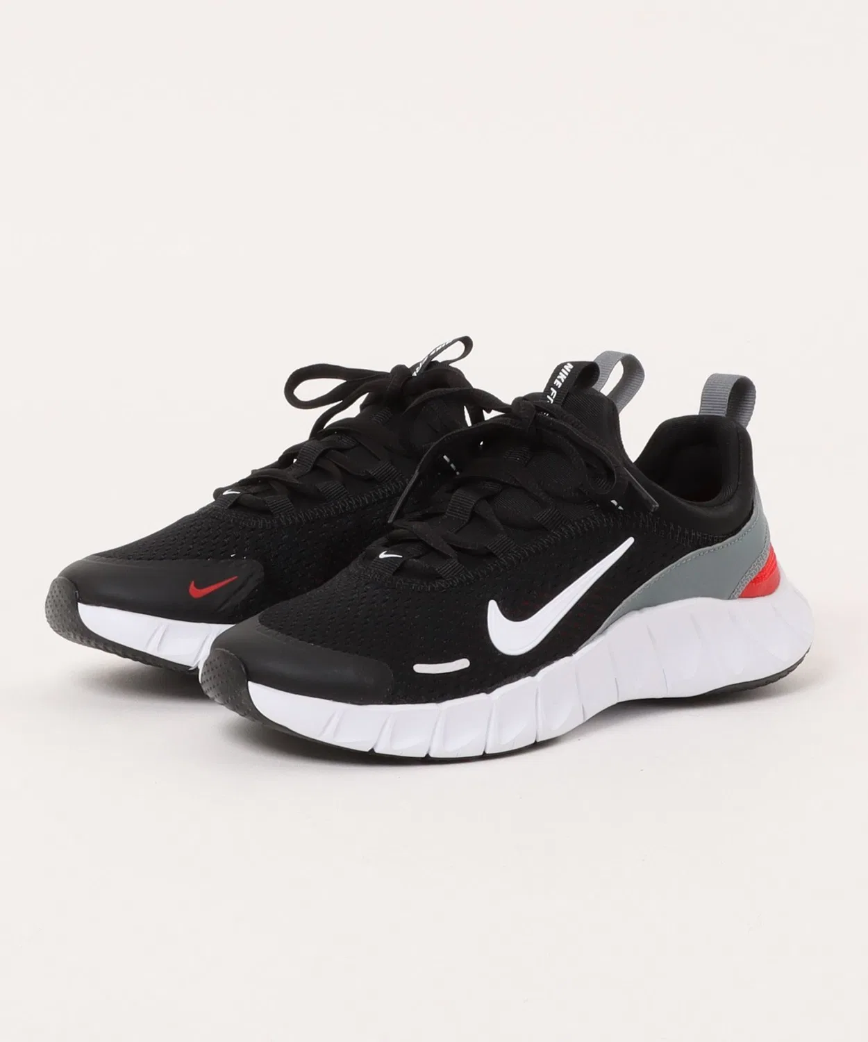 Детские кроссовки Nike Free Ride с гибкой подошвой Black/White