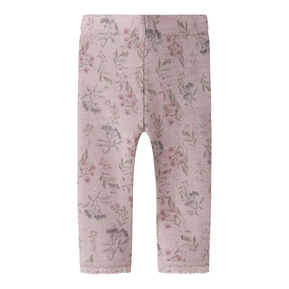 Детские леггинсы для девочек с принтом Wang Needle Name it, Pink