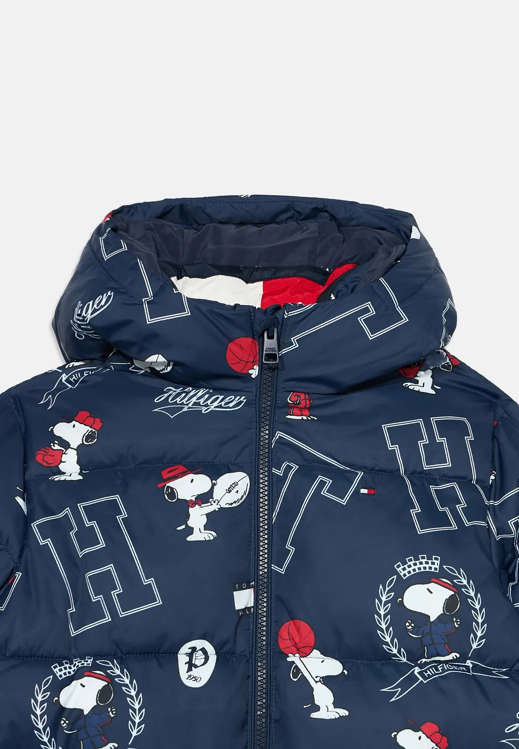 Пуховая куртка Peanuts унисекс - зимняя куртка Tommy Hilfiger, Dark Ink — фото 3