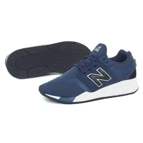 Детские кроссовки с шнуровкой New Balance 247, Navyblau — фото 2