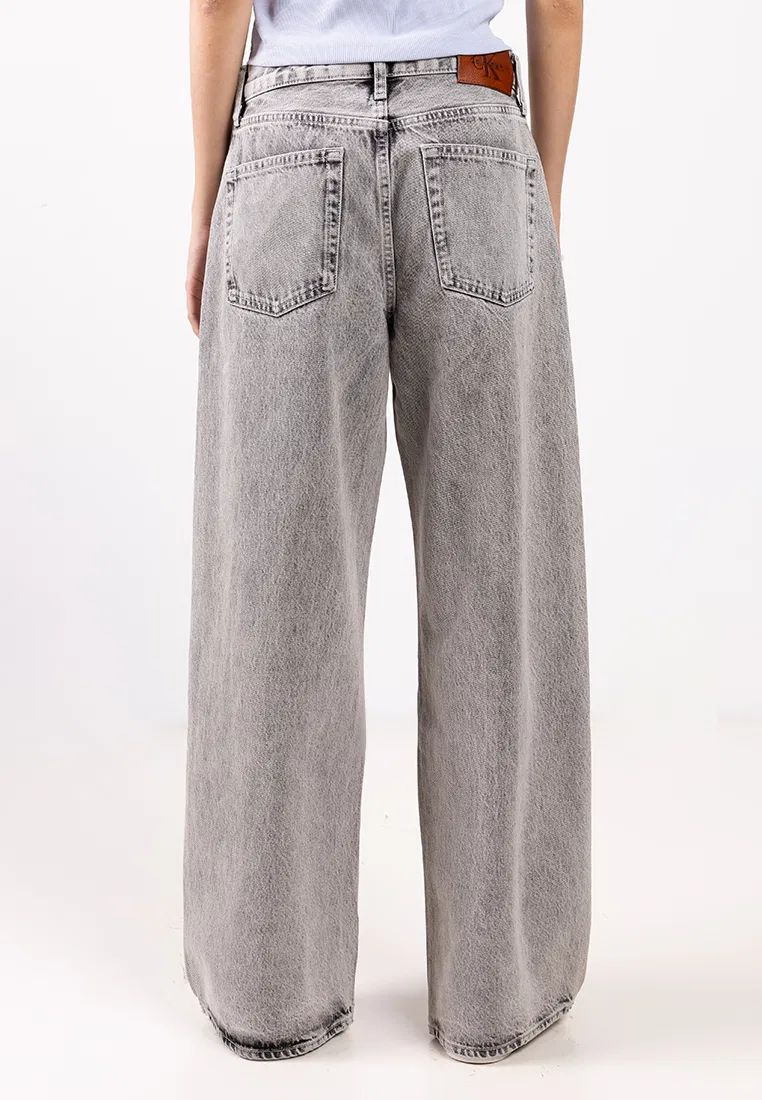 Джинсы свободного кроя, Calvin Klein Jeans, серый — фото 2