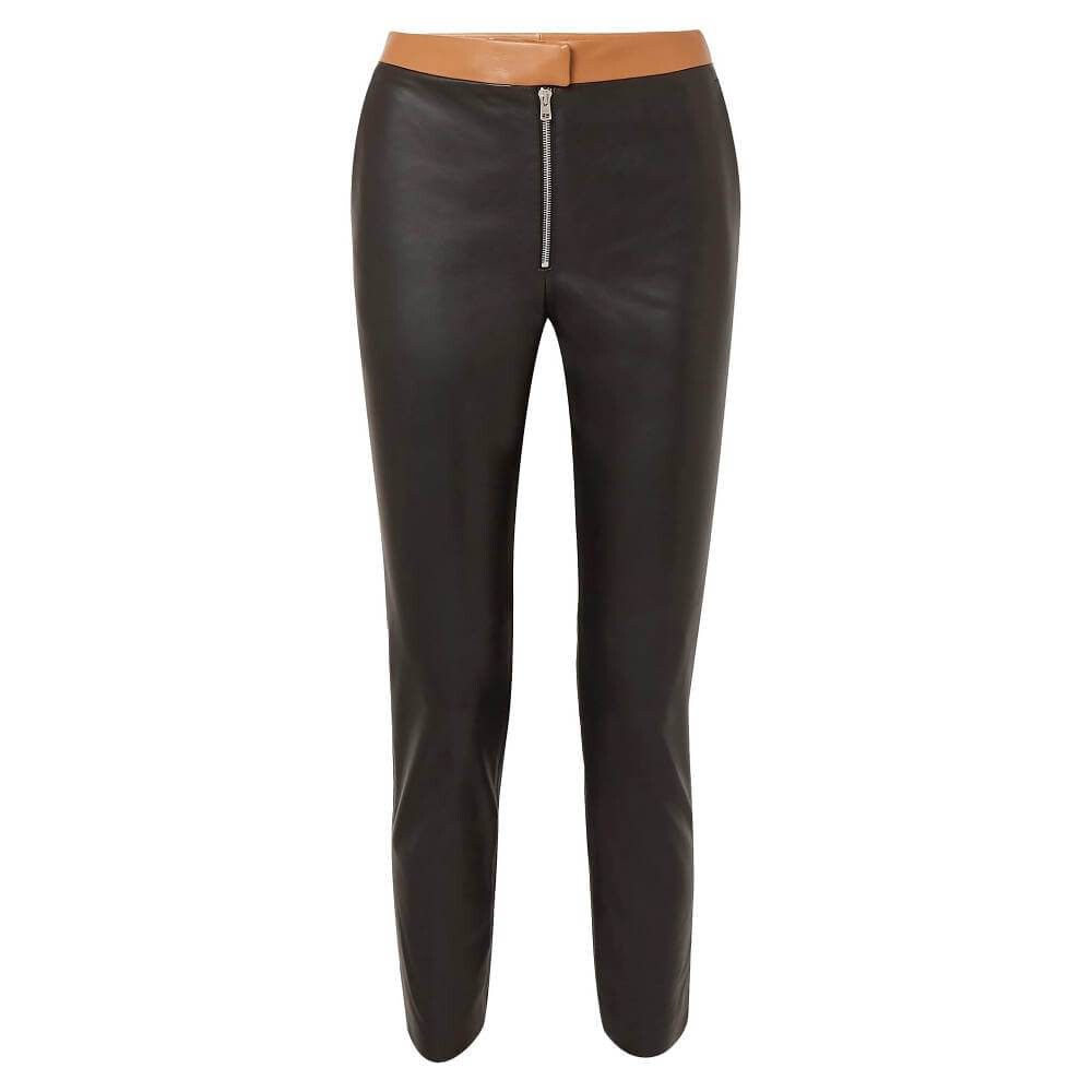 

Брюки Victoria Beckham Casual, черный/коричневый