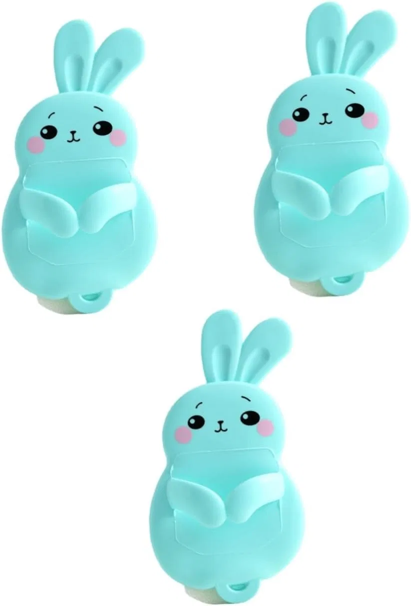 Набор щеток для тела FOMIYES, 3 шт., 17x9 см, Sky Blue
