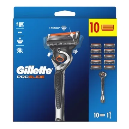 Бритва Gillette Fusion Proglide с 10 сменными лезвиями