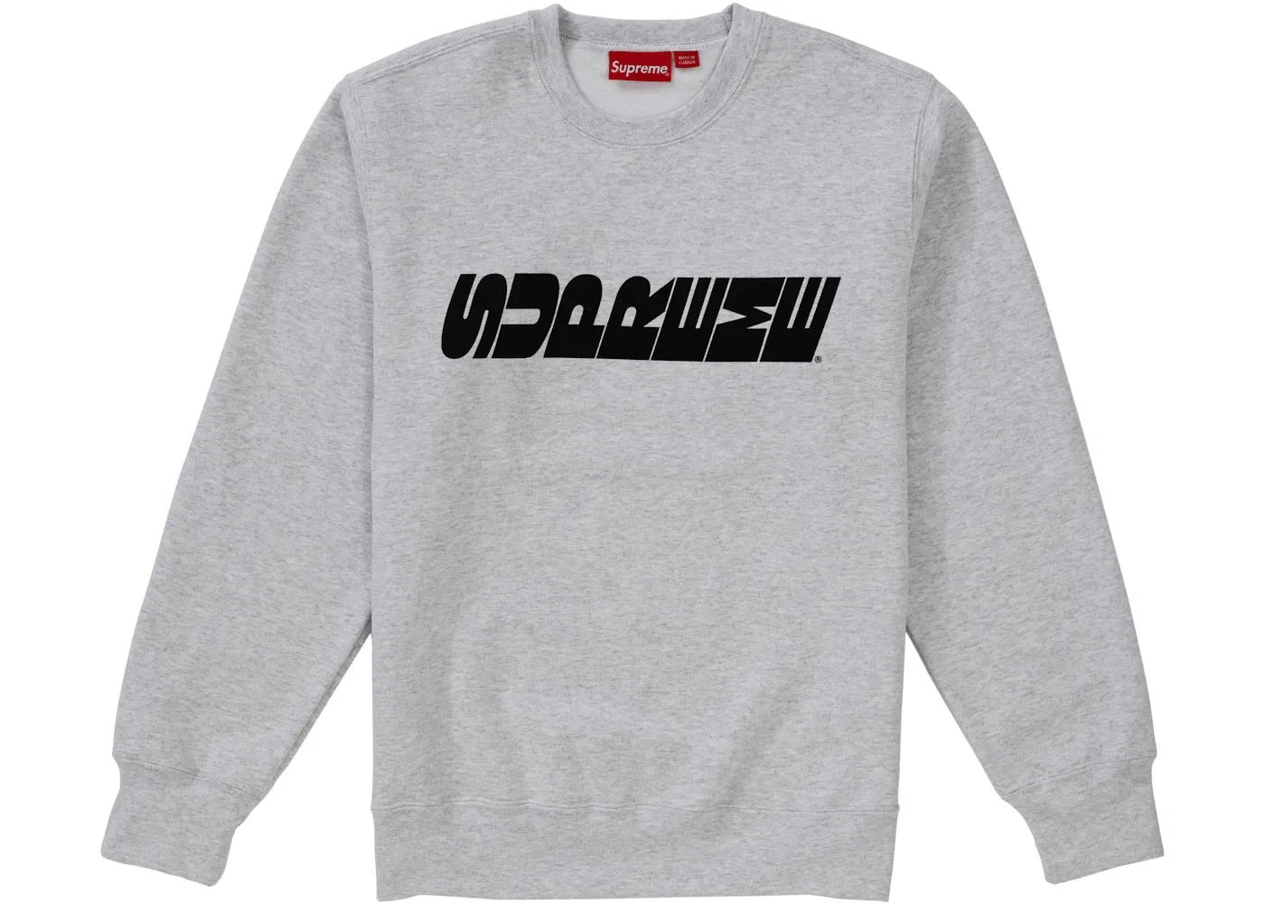 Мужской свитшот с круглым вырезом Supreme Crewneck, Ash Grey