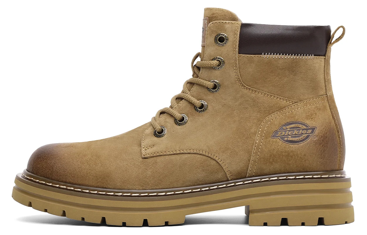 

Мужские ботинки Dickies Martin кожаные с флисовой подкладкой, желто-коричневый, Черный, Мужские ботинки Dickies Martin кожаные с флисовой подкладкой, желто-коричневый