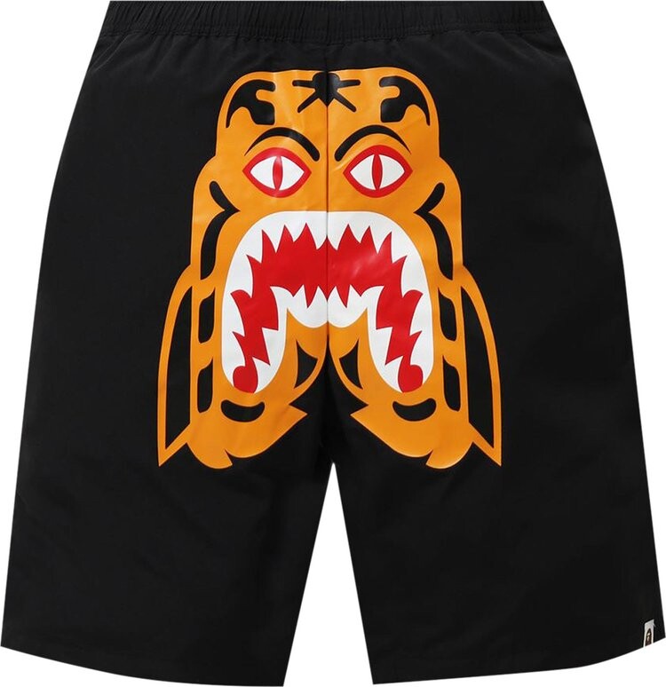 

Шорты BAPE Tiger Beach Shorts 'Black', черный