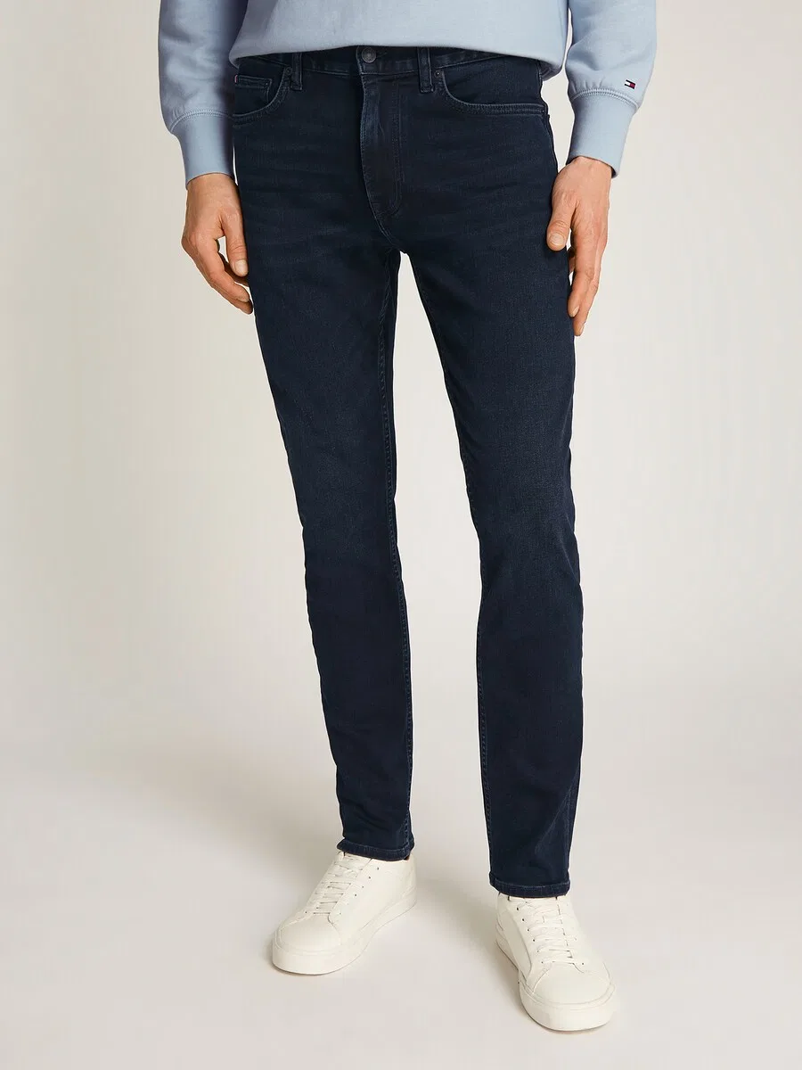 Джинсы TOMMY HILFIGER Regular Jeans 'Core Denton' темно-синего цвета — фото 4