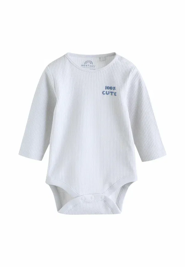 Комплект из 5 футболок с длинным рукавом Regular fit - long sleeve 5 pack, Next, синий — фото 2