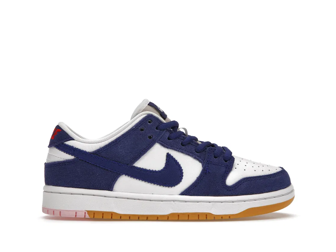 Детские кроссовки для мальчиков с принтом Nike SB Dunk Low Nike, Deep Royal Blue/White/Sport Red/Gum Light Brown