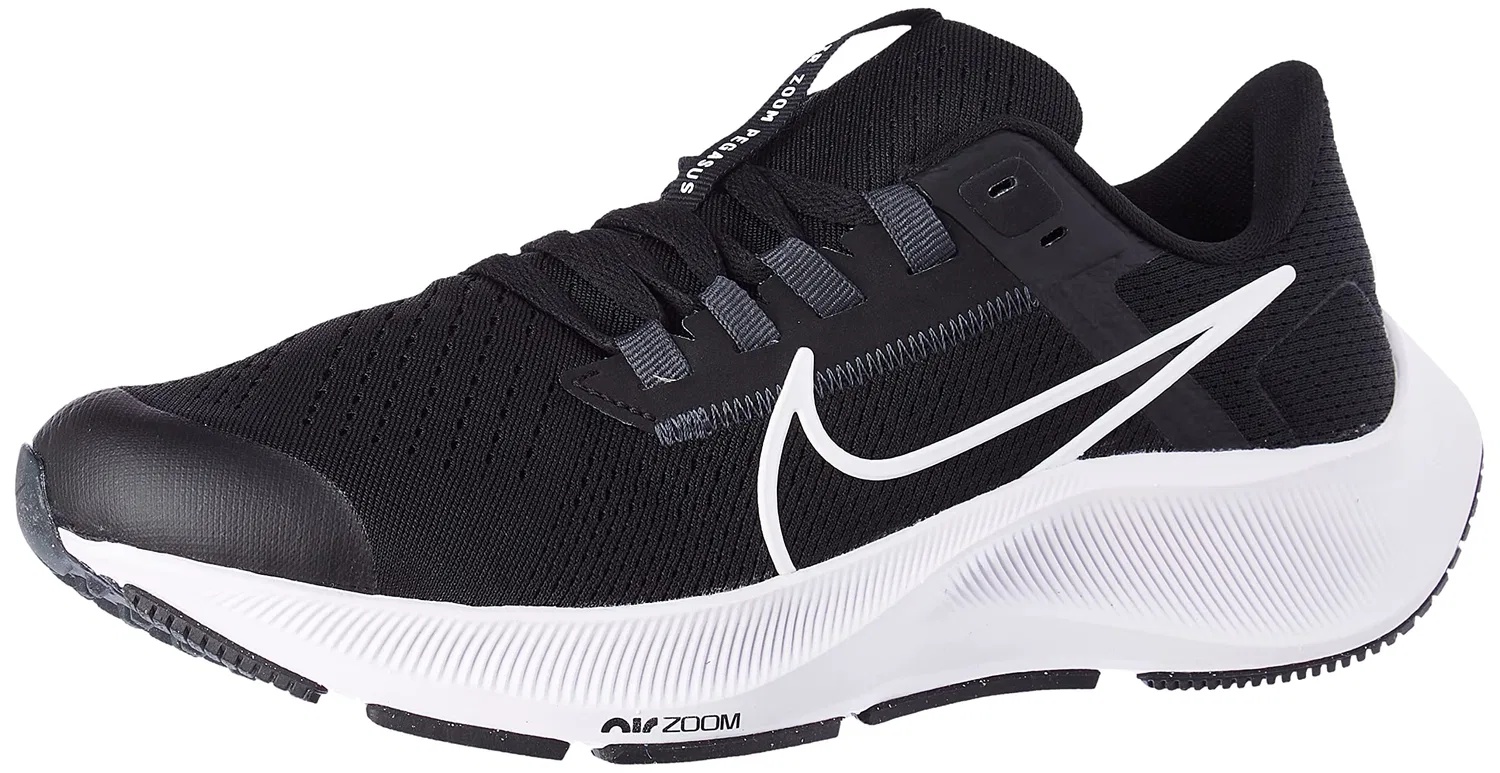Детские кроссовки для мальчиков с шнуровкой NIKE Air Zoom Pegasus 38 NIKE, Black