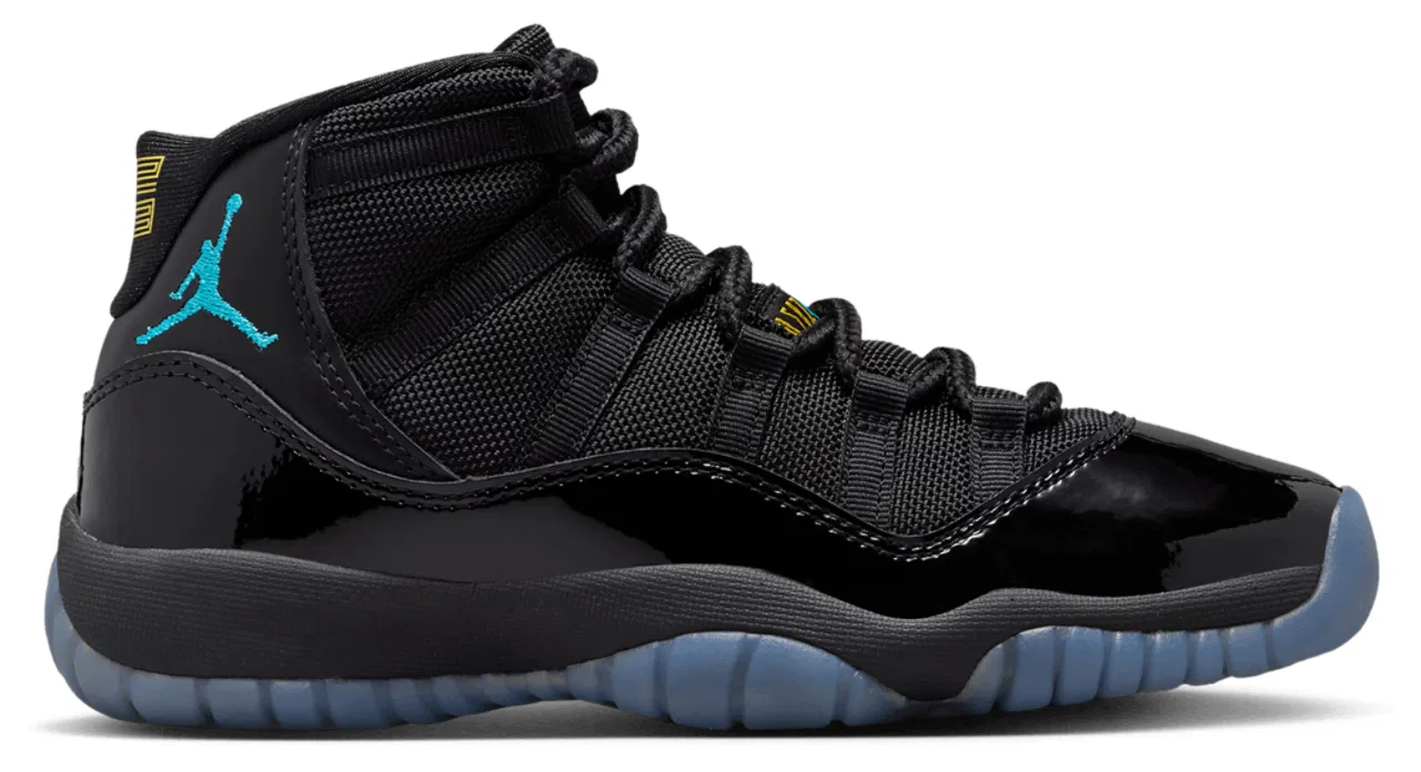Кроссовки для мальчиков Retro 11 Jordan, цвет Black/Black/Gamma Blue