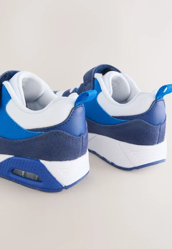 Кроссовки из замши Elastic lace bubble trainers Next, синий — фото 3
