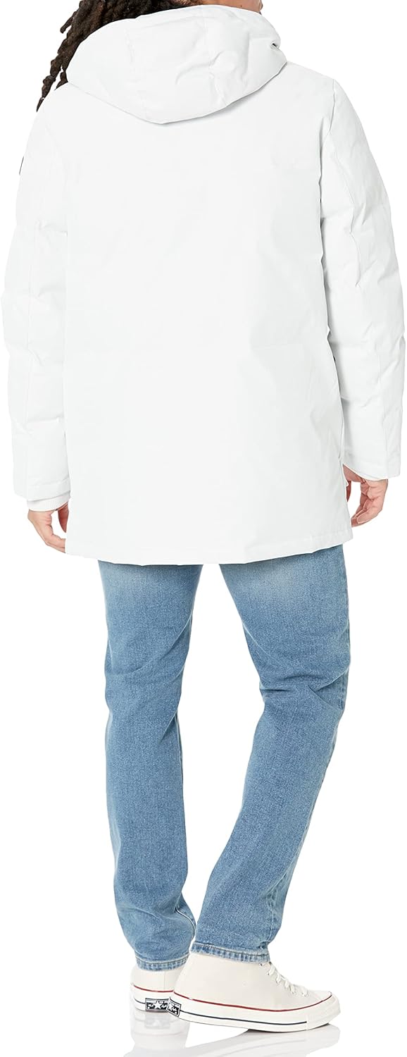Мужская парка Tommy Hilfiger Arctic Cloth Heavyweight Performance Parka Down Alternative Upperwear, White Tech — фото 2