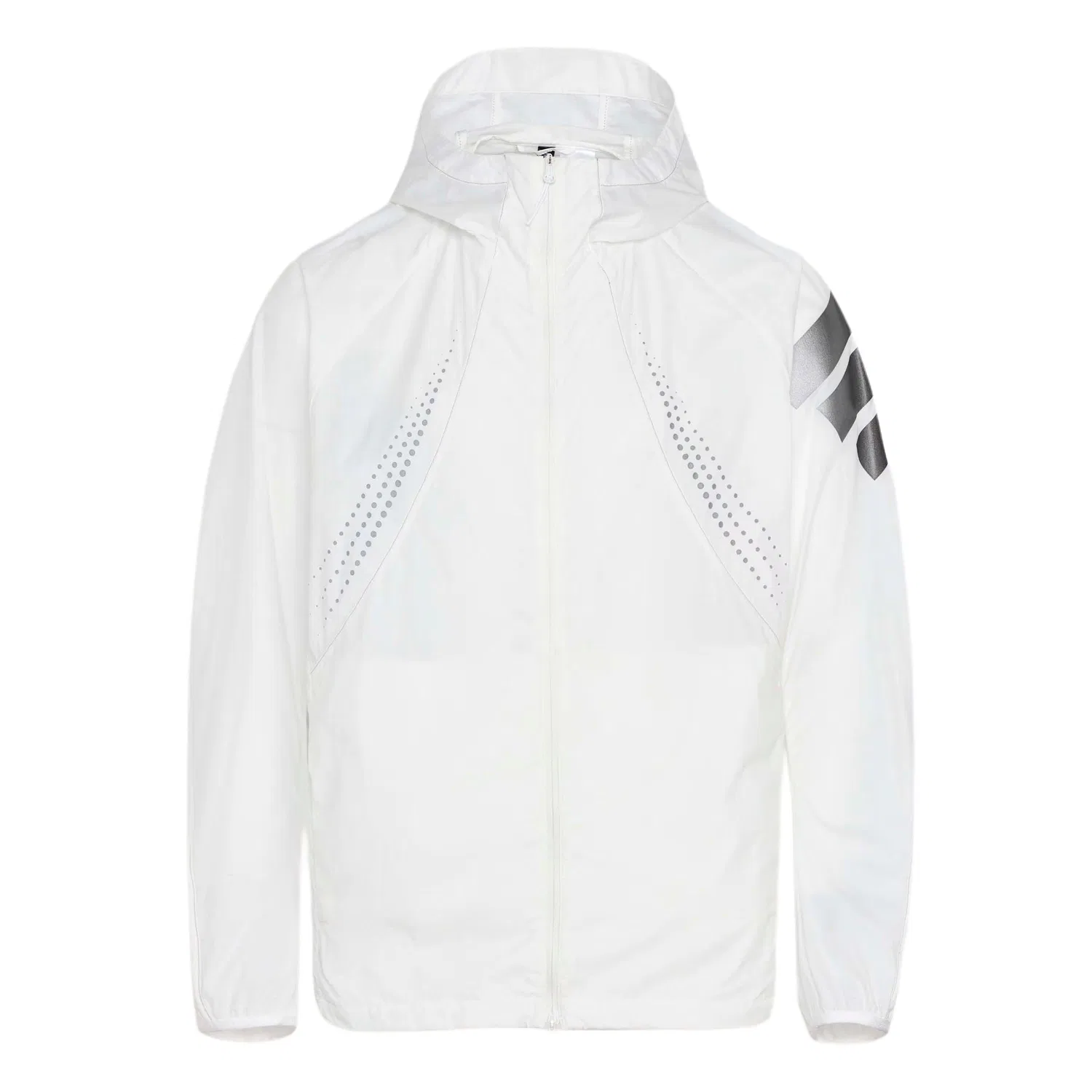 Куртка FOS мужская, bright white, с капюшоном, тонкая Adidas