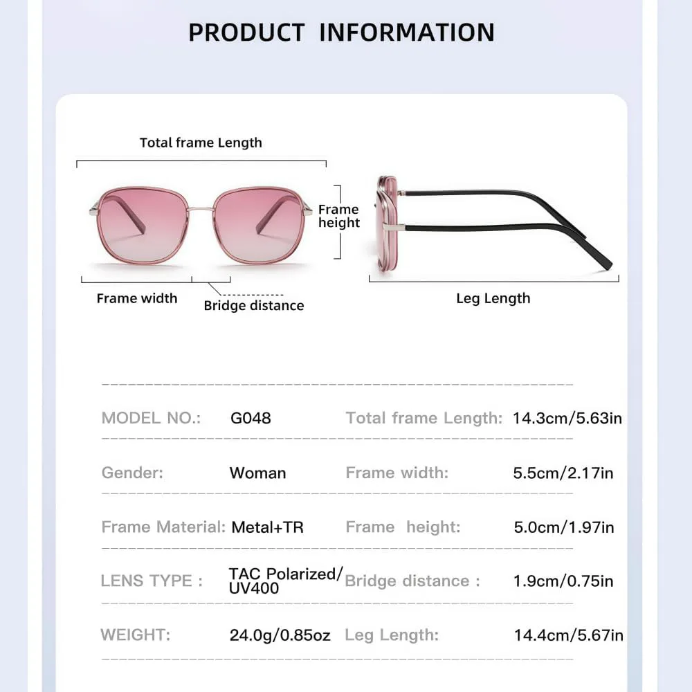 

Крупные квадратные солнцезащитные очки для женщин – винтажная ретро-оправа из прямоугольного пластика, защита от УФ-излучения, модные очки MAZNVISO, Gray