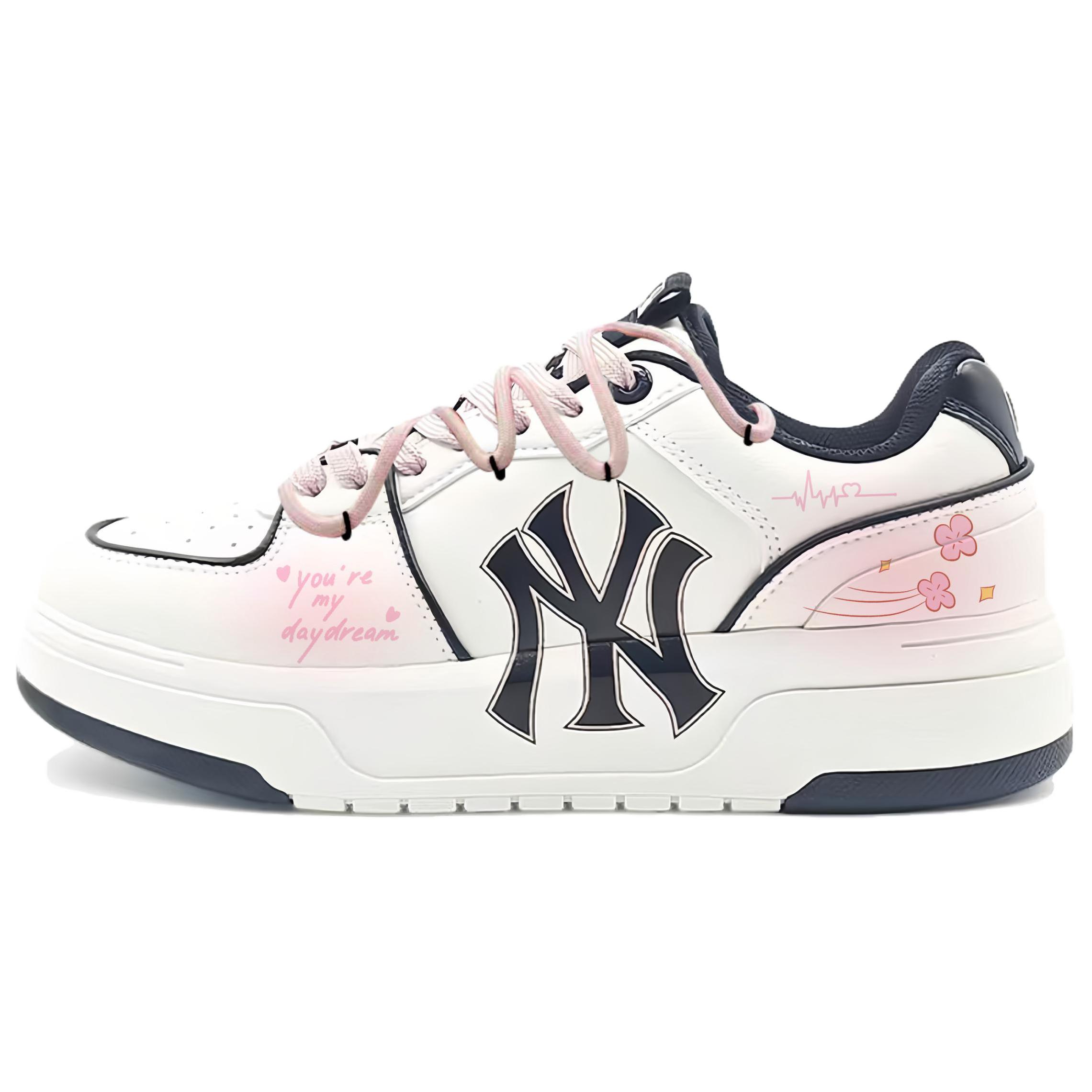 MLB Chunky Liner Skateboard Shoes Unisex Low top Pink