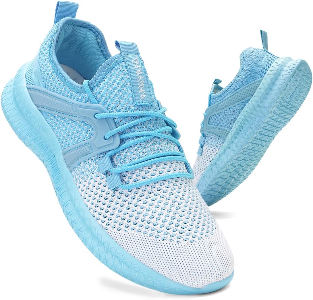 

Мужские теннисные кроссовки WYGRQBN для бега, легкие, дышащие, повседневные кеды, светло-голубой