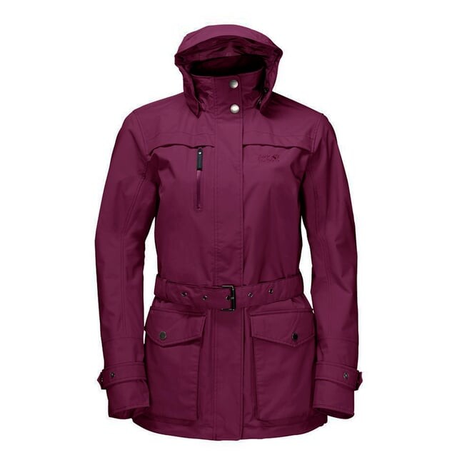 

Женская парка Kimberley бордовая Jack Wolfskin, красный