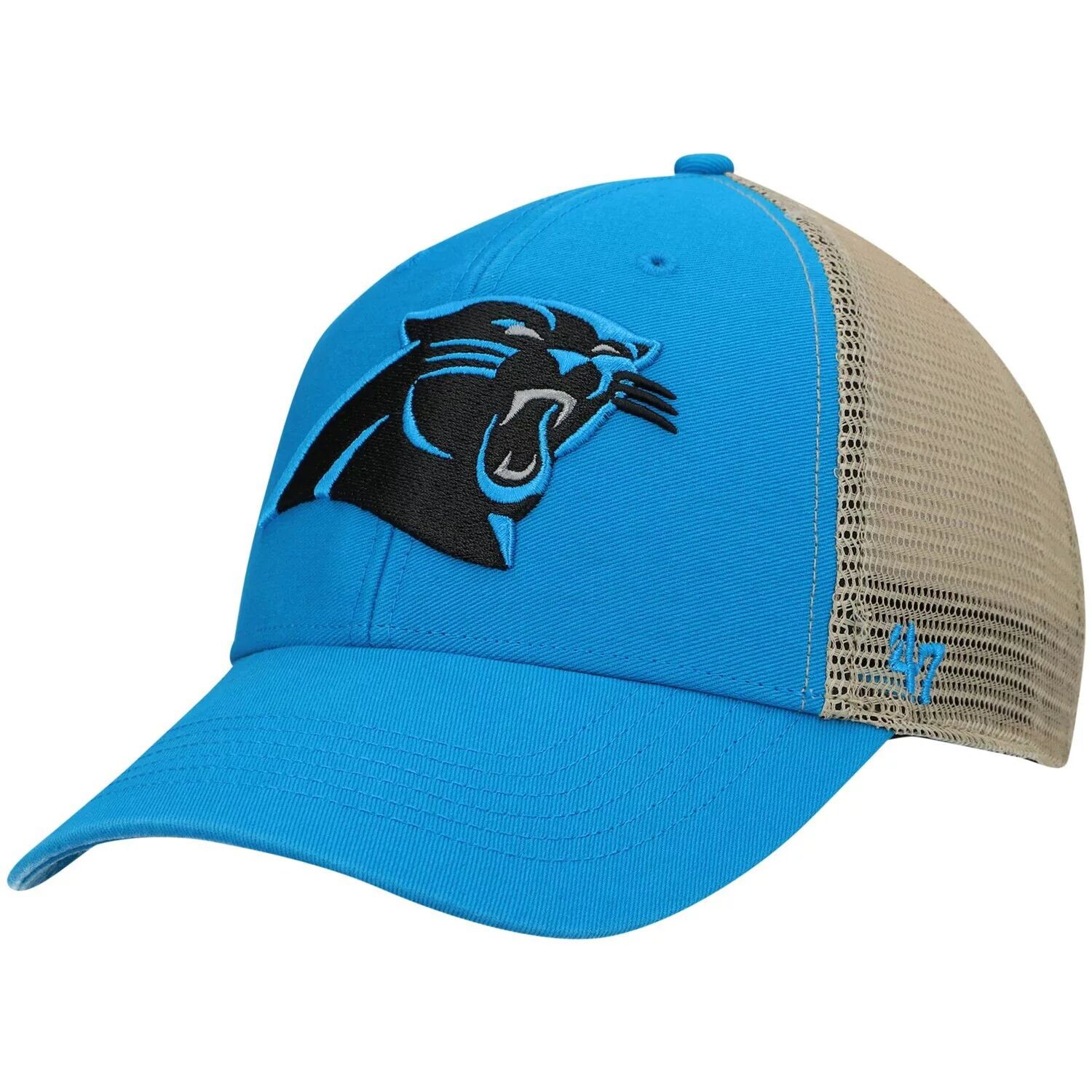 

Мужская кепка Snapback флагманского флагмана MVP Trucker '47/натурального цвета Carolina Panthers