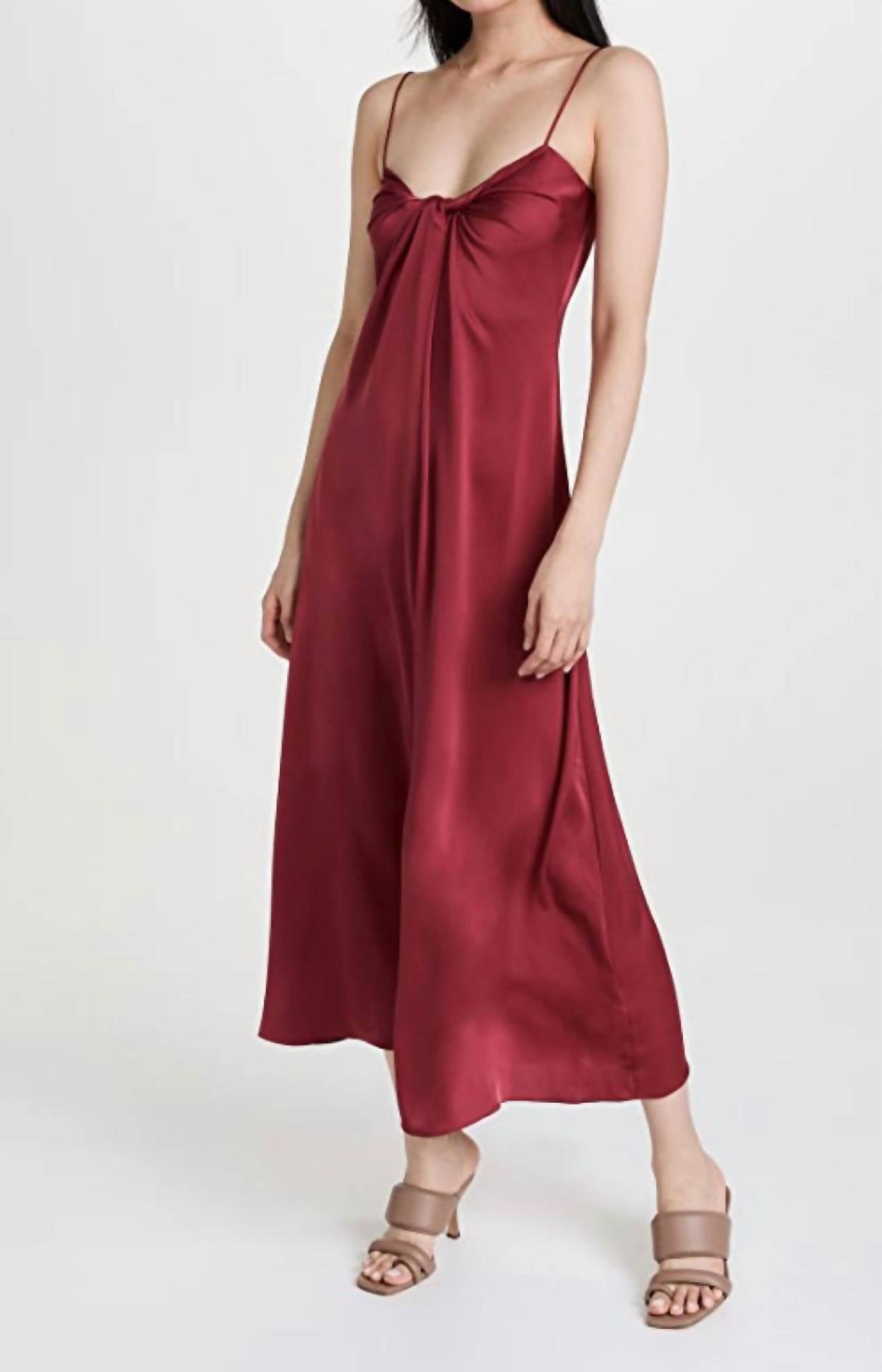 

Платье-комбинация Berry Twist Front Rosetta Getty