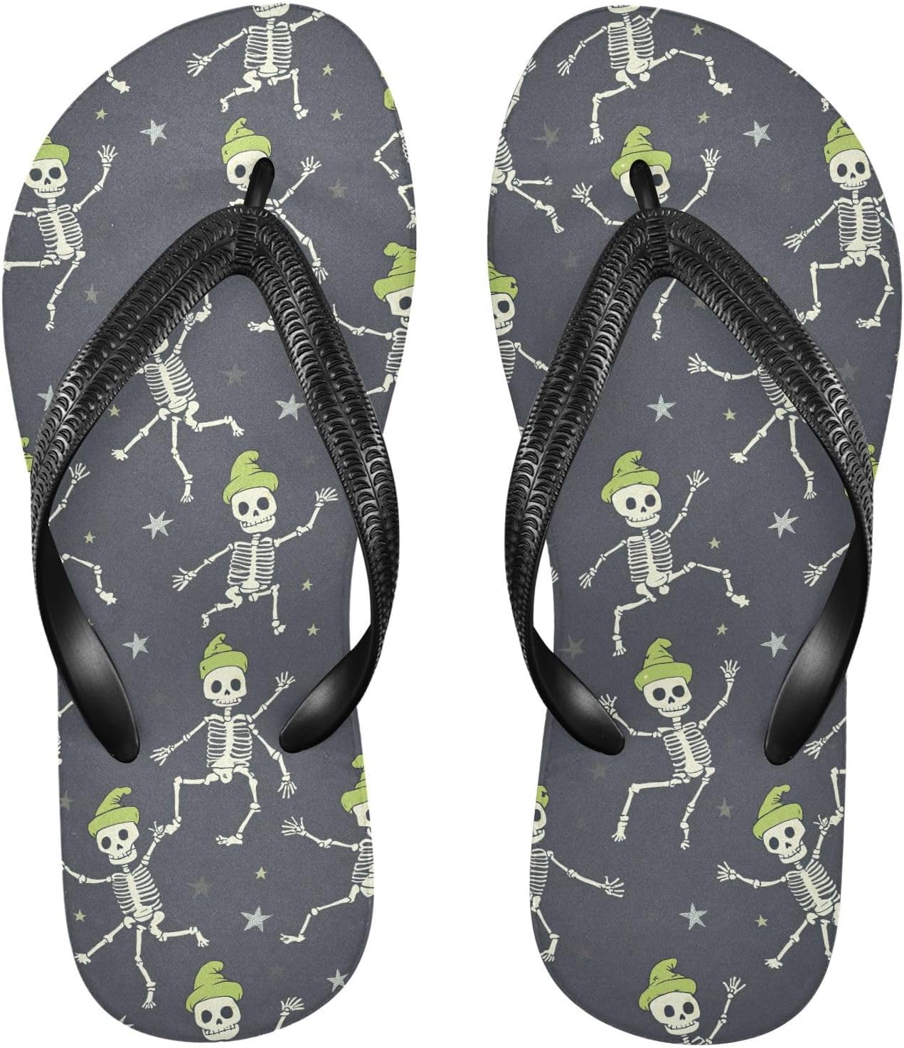 

Пляжные летние повседневные сандалии с черепом на Хэллоуин для женщин и мужчин 20858907 Kfbe, Skull