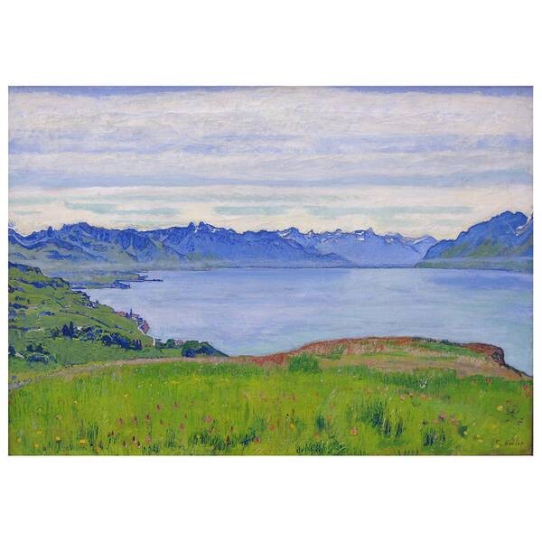 

Картина на холсте LegendArte Landschaft am Genfer See, многоцветный