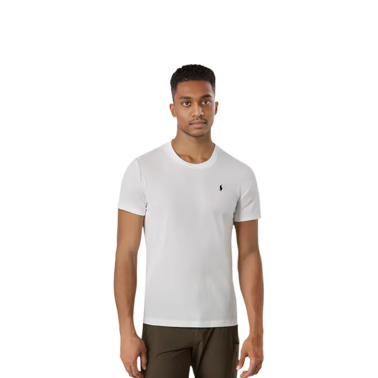 Polo Ralph Lauren Вышитая футболка с логотипом Logo Embroidered Crew Neck — фото 4