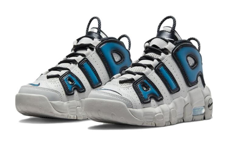 Баскетбольные кроссовки Nike Air More Uptempo Kids для детей, Белый — фото 3