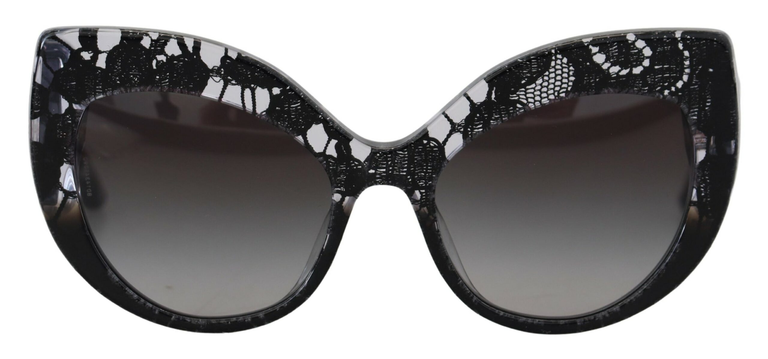 

Элегантные черные солнцезащитные очки из ацетата с кружевом Dolce & Gabbana