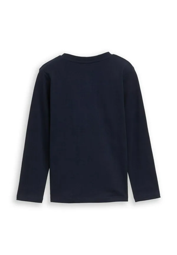 Футболка с длинными рукавами mit fotoprint Tom Tailor, Sky Captain Blue — фото 2