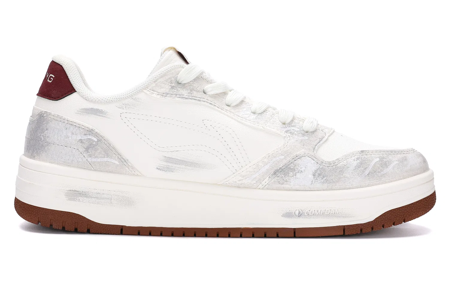 Кеды скейтбординг Li-Ning White Gray — фото 3