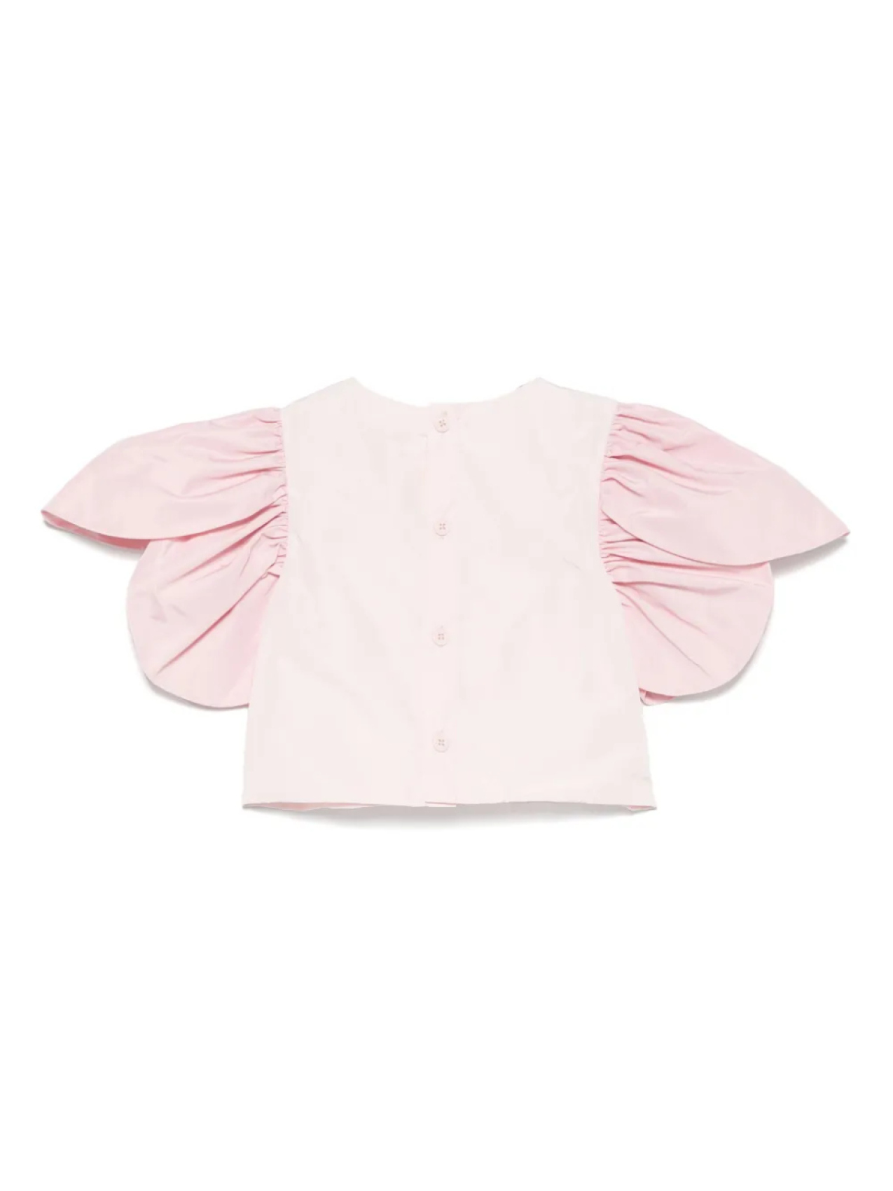 Блузка с рукавами-лепестками Stella McCartney Kids, розовый — фото 2