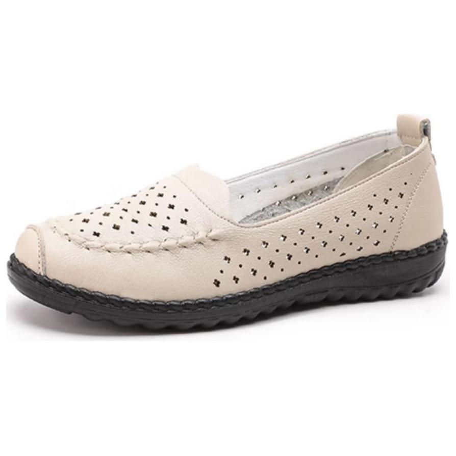 Warrior Casual Туфли на низком каблуке Женские Бежевый, Красный — фото 2