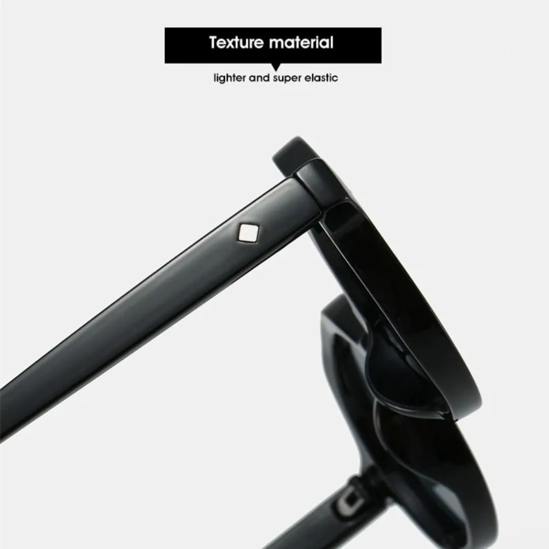 

Ретро маленькие круглые панк-солнцезащитные очки для женщин и мужчин, градиентный леопардовый принт, защита от УФ-излучения UV400, заклепки TVTBBVV, Black Black