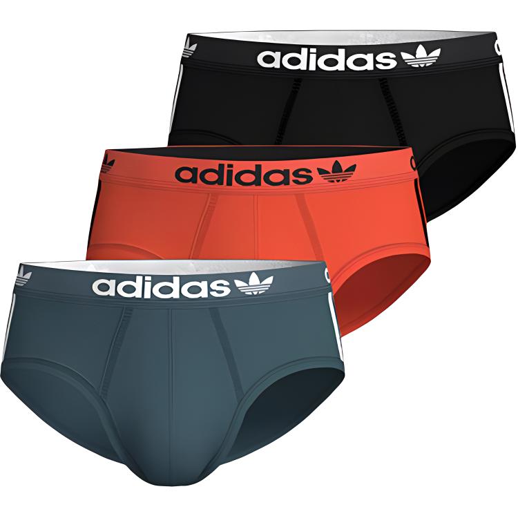 

Трусы мужские 3 шт Adidas Originals, 3 шт (Зеленый+Розовый+Яшмовый)