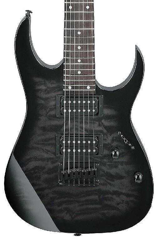 

Электрогитара Ibanez GRG7221QATKS GIO RG 7str Electric Guitar - Transparent Black Sunburst