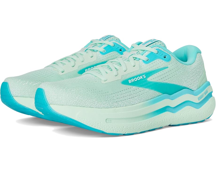 

Кроссовки Brooks Ghost Max 2, цвет Honeydew/Blue/White, Белый, Кроссовки Brooks Ghost Max 2, цвет Honeydew/Blue/White