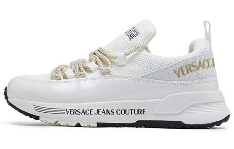 

Кроссовки VERSACE JEANS Couture Lifestyle Shoes Women's Low-top White, белый