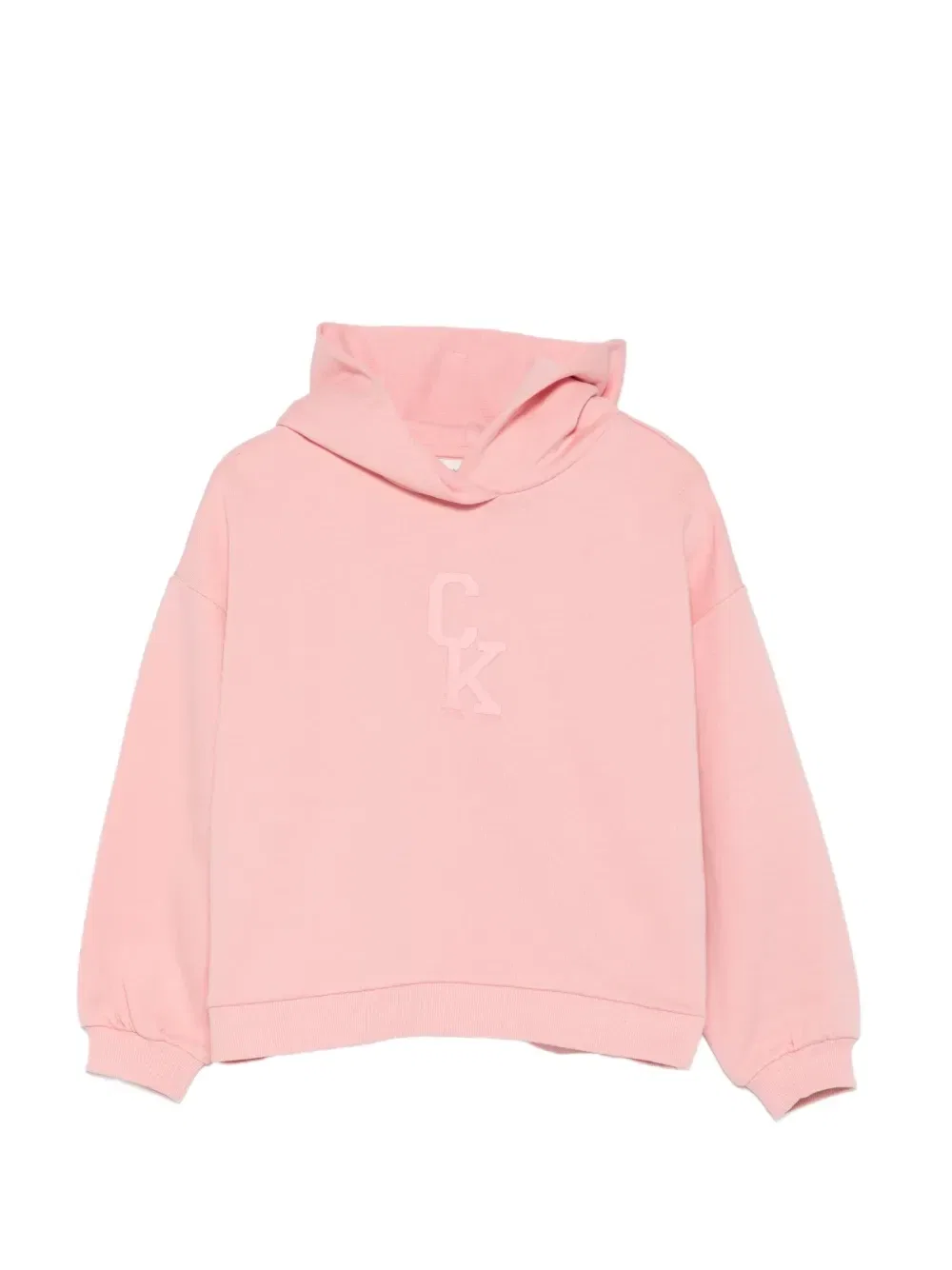 Худи с принтом-логотипом Calvin Klein Kids, розовый