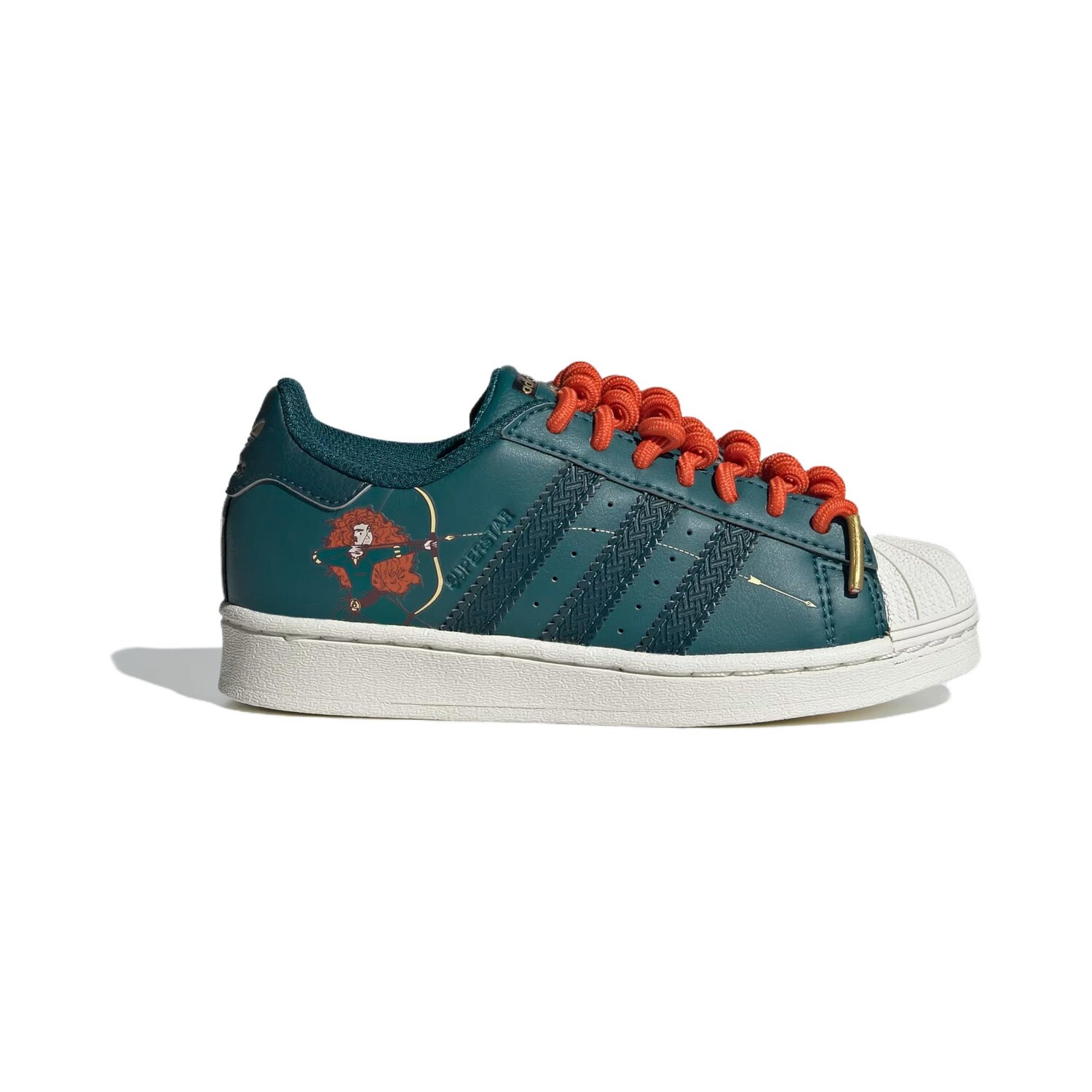 Adidas Disney X Superstar C «Храбрая сердцем - Принцесса Мерида» Adidas Originals, темно-синий — фото 2