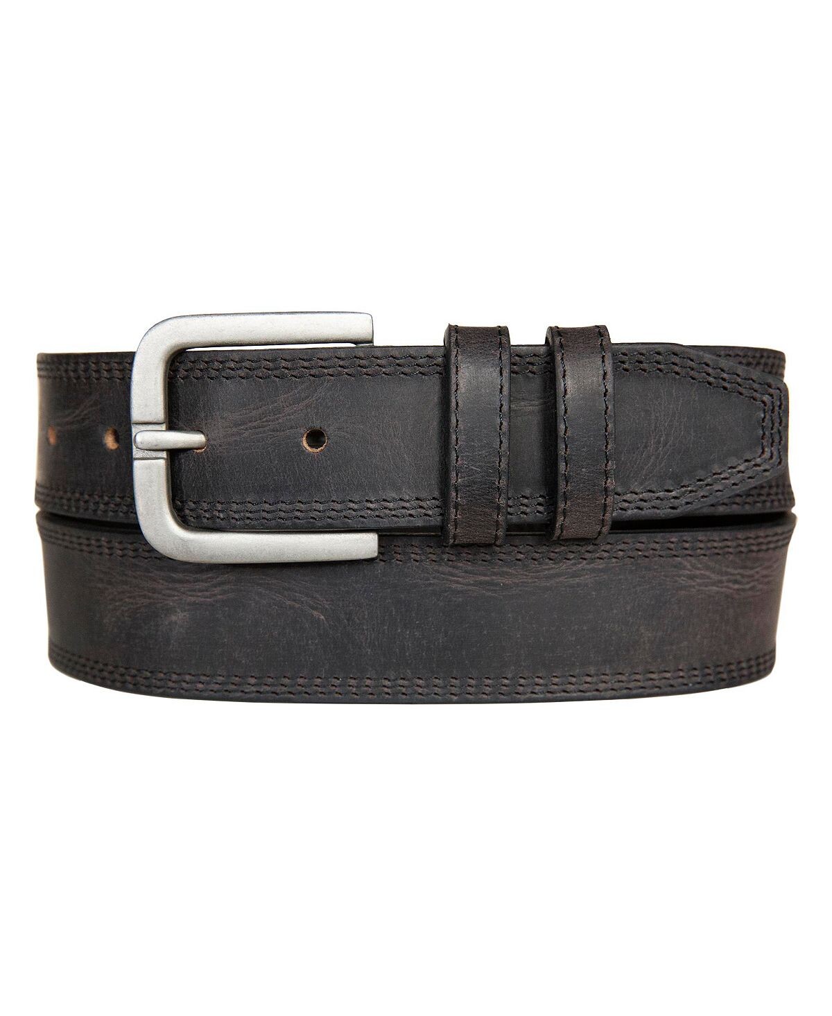 

Мужской кожаный ремень с тройной иглой, прошитый Lucky Brand