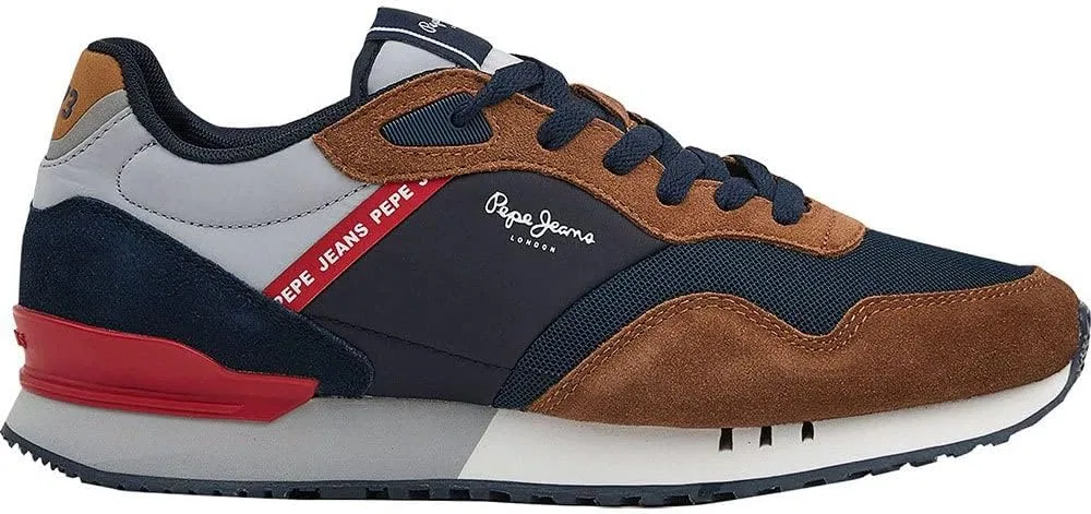 Мужские кроссовки Pepe Jeans London One Basic M, 2-879Cognac — фото 4